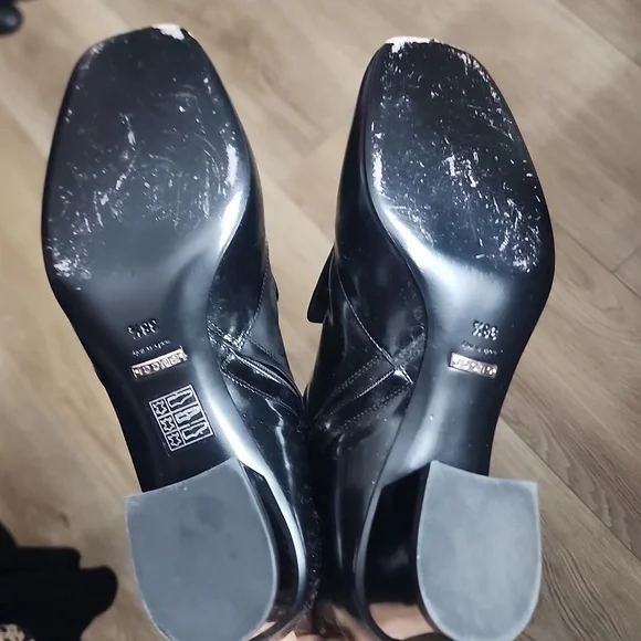 GUCCI LILIAN EUC KNEE HIGH BLACK BOOTS WORN 1X SIZE 38.5 IN BOX - Picture 4 of 9